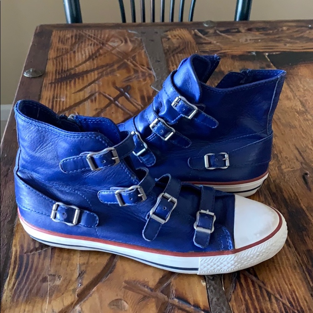 ASH Leather Zip Sneaker